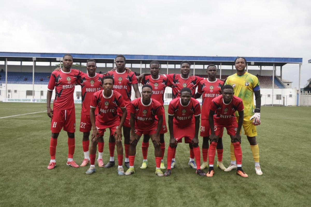 Stanbig4L's tweet photo. 🚨UPDATE: Rolly FC suffer a heavy 4–0 defeat to OYC FC in Matchday 2 of the NLO South-South/South-East Promotion Playoffs.
As it stands, Rolly FC currently sit 4th in the table standings—a disappointing position for the Benin-based club.
#RollyFC #NLO #PromotionPlayoffs https://t.co/gBWqEJqUhg