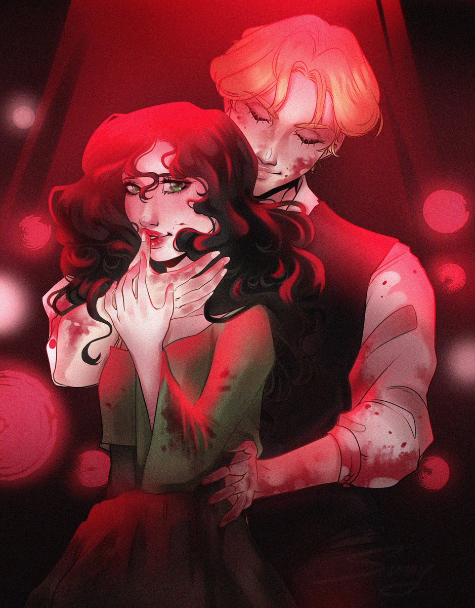 Zaweels's tweet photo. #thbweek Day 1: Aesthetic
“She looks like death’s most desirable lover. The grim reaper himself would’ve crossed lands and oceans to touch her like this, to slather every single inch of her body in his blood so he could lick it clean”.
Art by amazing @sunnymai_u comm by me ♥️ https://t.co/iXVtn6ITV3