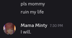 MamaMinty2d tweet picture