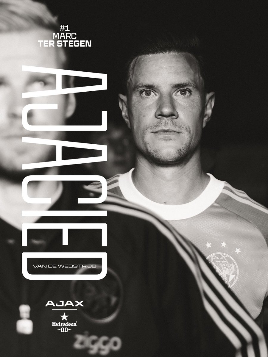 AFCAjax's tweet photo. Clean sheet on his Ajax debut and voted Player of the Match. 

Well played, Marc ter Stegen! 💚 https://t.co/hMUKBYB3Kp