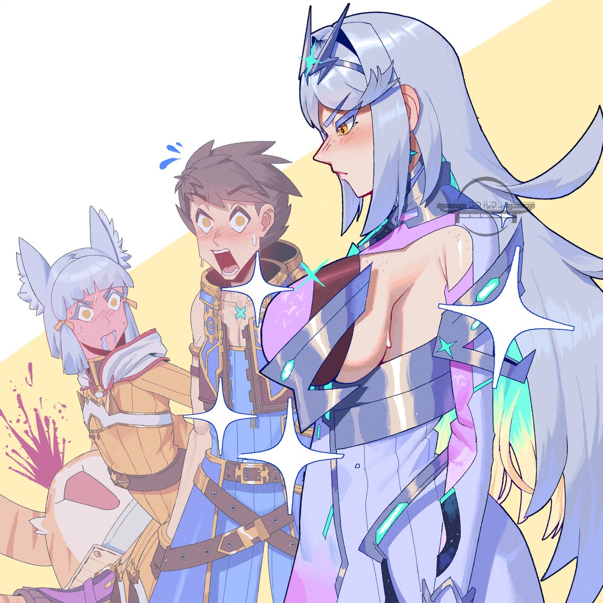 DeDHeD_art's tweet photo. dude am i crazy or does the new outfit make them look kinda bigger https://t.co/E8ejyqhNav