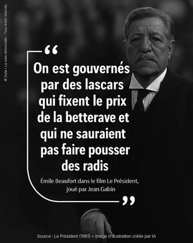 MelodbellaI's tweet photo. @nadejenena Phrase du film...
🎬Le Président (1961) Le discours du Président du Conseil Beaufort (Jean Gabin ) https://t.co/dpOBnUNKhR