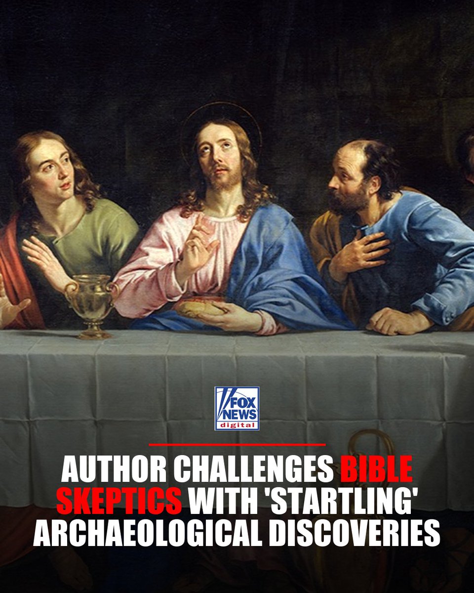 FoxNewsLife's tweet photo. Author Dinesh D’Souza argues that archaeological discoveries are challenging long-held skepticism about people described in the Bible. Findings tied to Pontius Pilate, Balaam and Caiaphas offer striking support for the Bible’s historical credibility. he says in an original interview with Fox News Digital. Watch the video here.