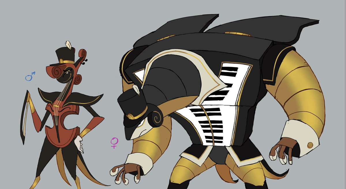 Leecheenkuss's tweet photo. I wanna make my own species someday

Sexual dimorphism would go crazy there
#oc https://t.co/7rxU1OfJNZ