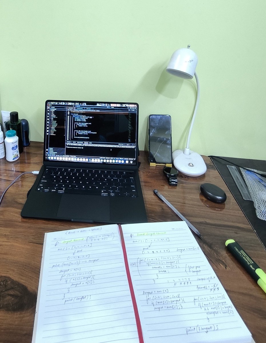 _hr28_'s tweet photo. Day 21/30 ๐
Solved: Second Largest Element in an Array โ
Another step closer to mastering Arrays & DSA ๐ป๐ฅ
#30DaysOfCode #DSA #Java #StriverA2Z #BuildInPublic #X #SoftwareEngineering #Google https://t.co/jFrkwmYvZE