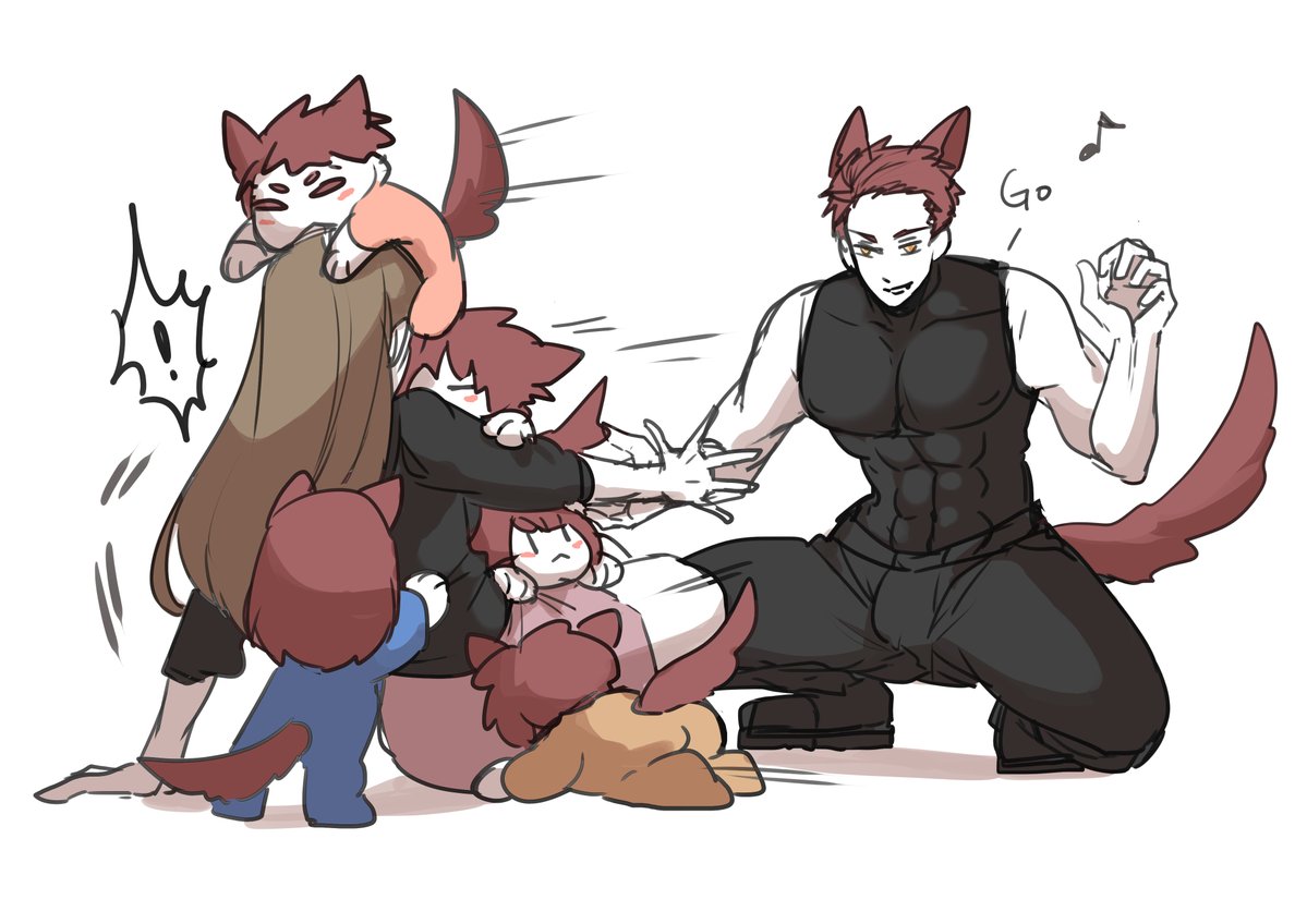 TsangFeiLAD's tweet photo. 🐺cousins
#ValkoIsLoved #ロウガ主 #Valko https://t.co/6v45yc2KNa