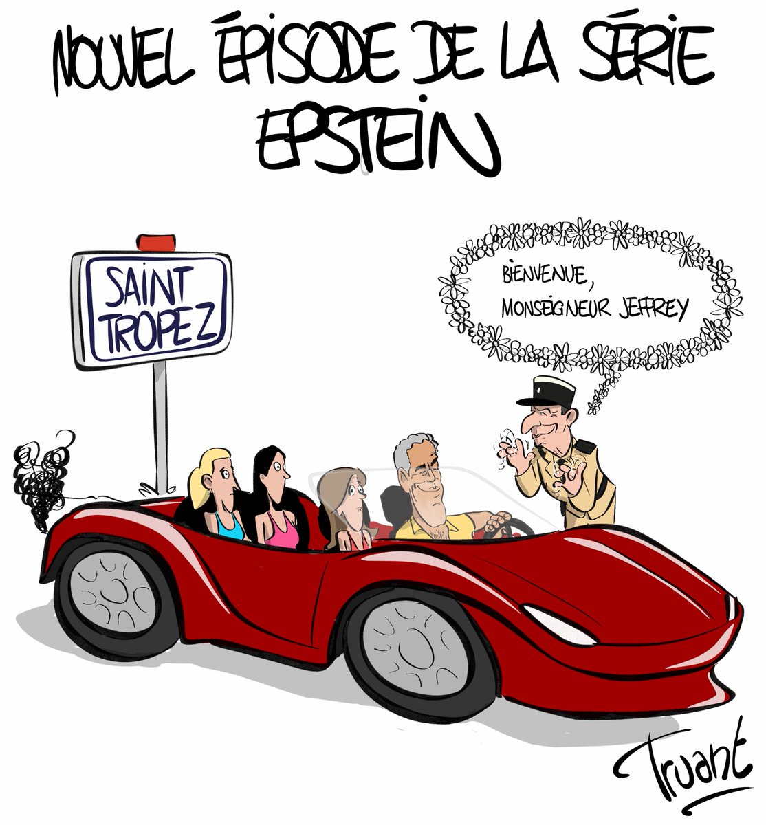 CartoonsMrt's tweet photo. #epstein #sainttropez #epsteinfiles #louisdefunès https://t.co/4GmdqvwiD9
