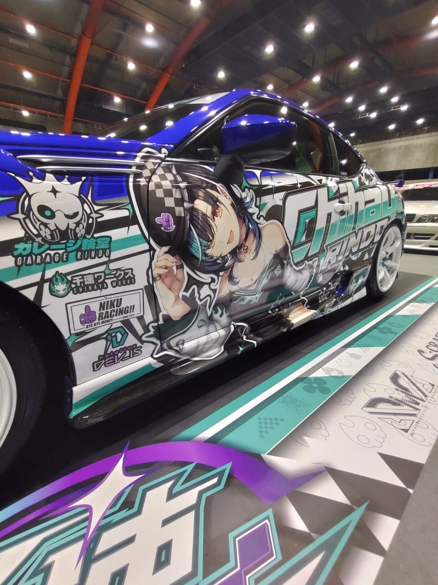 Nyansaba_GC8's tweet photo. ホロ痛車めっちゃいたし、すいちゃん痛車たくさん見れたし、見応えがあってかっこいい痛車が多くて最高でした！！
#NIGT2026
#ホロライブ
#常闇トワ
#白上フブキ
#輪道千速
#千速ワークス
#ラプラスダークネス https://t.co/k4qG1YSaHL