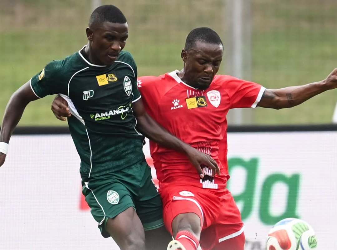FARPostZA's tweet photo. RESULT [AET]

AmaZulu FC 3-4 Sekhukhune United 

Ngwenya (14') ⚽️
Mokoane (44') ⚽️
Khupe (52') ⚽️
Rammala (54') ⚽️
Ngwenya (56') ⚽️
Fielies (58') ⚽️
Letlapa (97') ⚽️

📷 @OfficialPSL  

#FARPost #MTN8 https://t.co/YNlozTPvjF