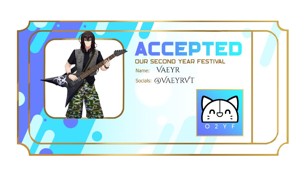 VaeyrVT's tweet photo. Yep.
Got accepted.

Already finished producing the song.
Just have to dial it down further in my mix before I send it to my mastering session.

So yeah, come on through to to #O2YF
Looking forward to having you there! 

Serving metal for all! 🎸🎵 https://t.co/RxmxEd5TNP