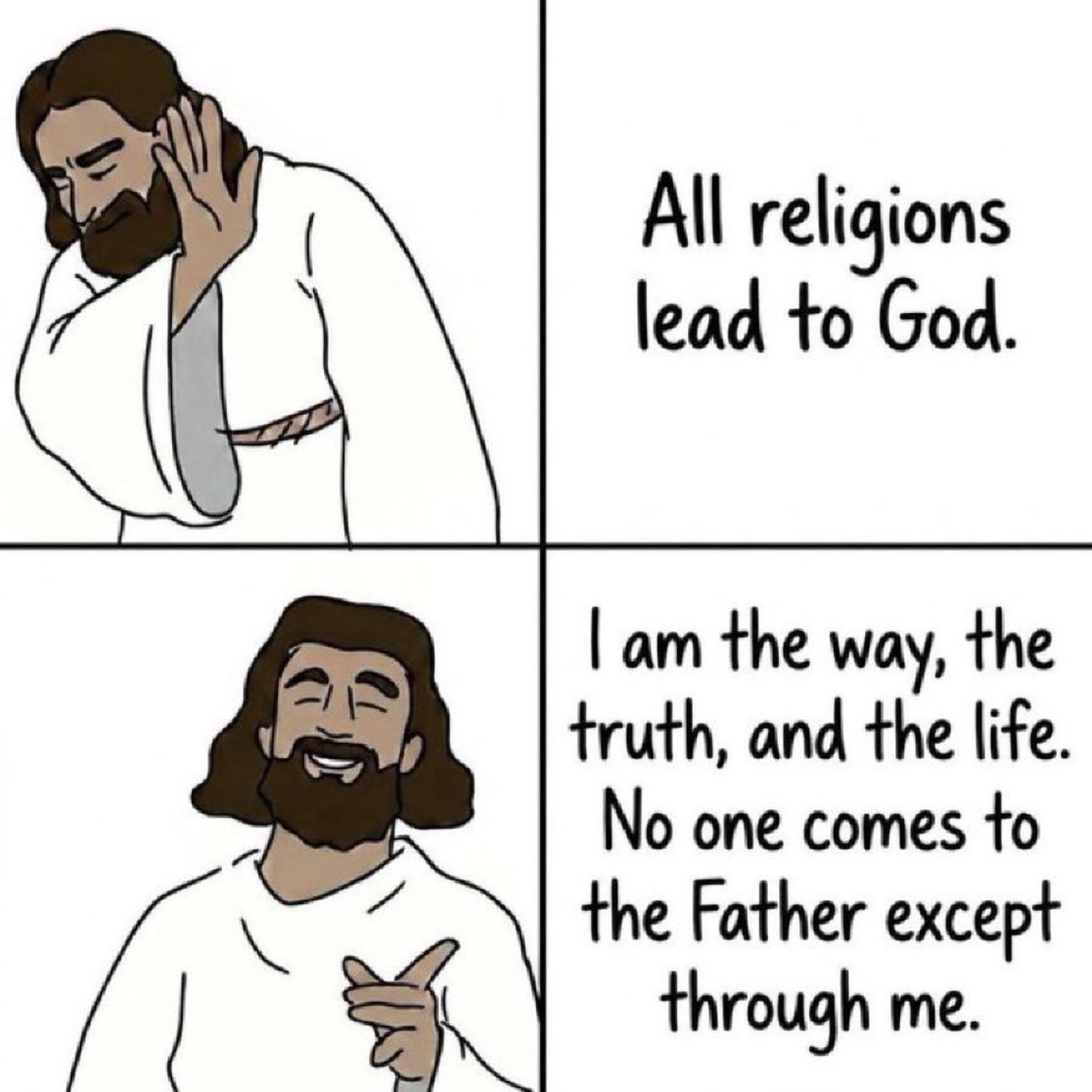 ChristIsComing5's tweet photo. Only Jesus is the way, the truth, and life https://t.co/TEpSergQS9
