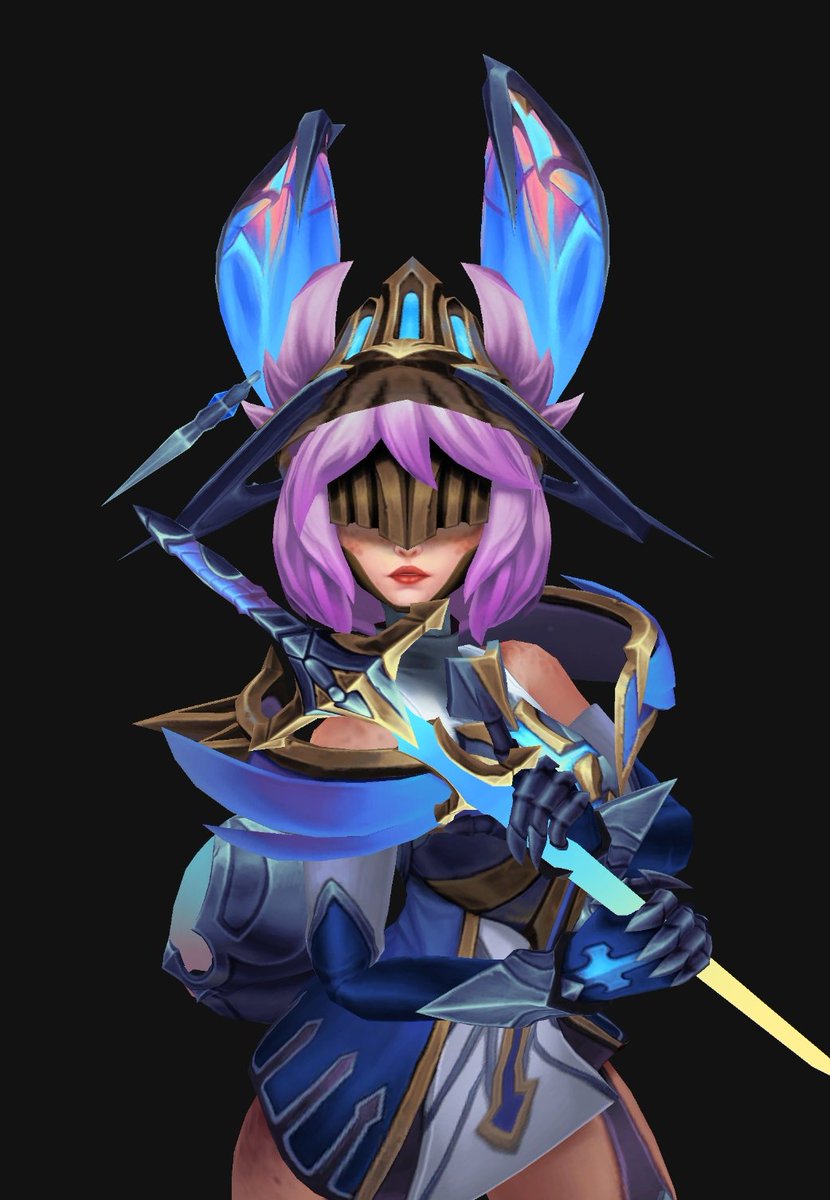 Aurora_tism's tweet photo. Day 339 💙🩷💙 #Aurora #LeagueOfLegends https://t.co/NS5V2DianY