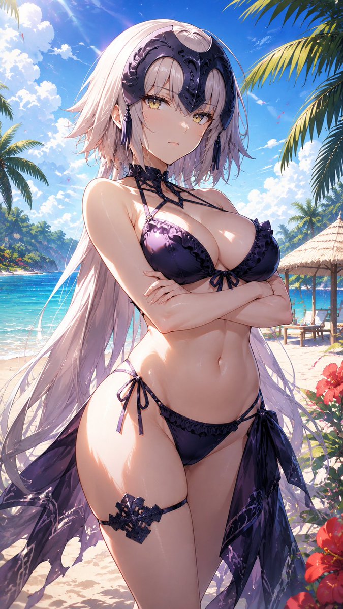 TokenBlack31's tweet photo. #FateGrandOrder #Jalter Jalters Beach Day https://t.co/bZZjyCT8LW