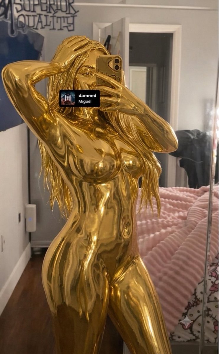 JaylaLeya's tweet photo. This cuck couldn’t resist stroking his handpussy while I #PETRIFY his latina irl, watching me STRIP and make her into a beautiful permanent decoration for my halls ✨

#cuckold #tf #asfr #petrification #wankbattle https://t.co/PB6T5CHs56