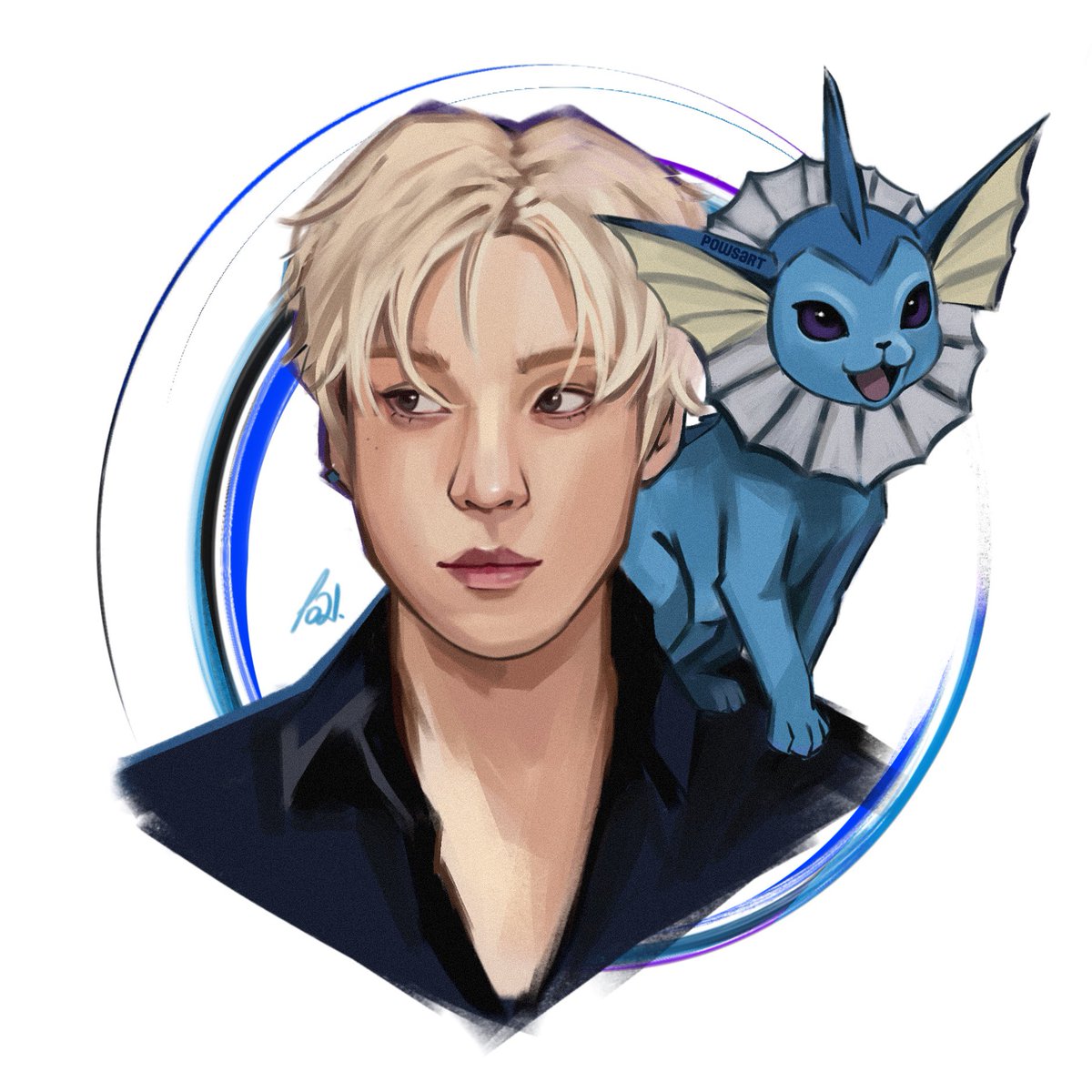powsart's tweet photo. another version 💙🫧
#AteezFanart https://t.co/4gUr83iiGc