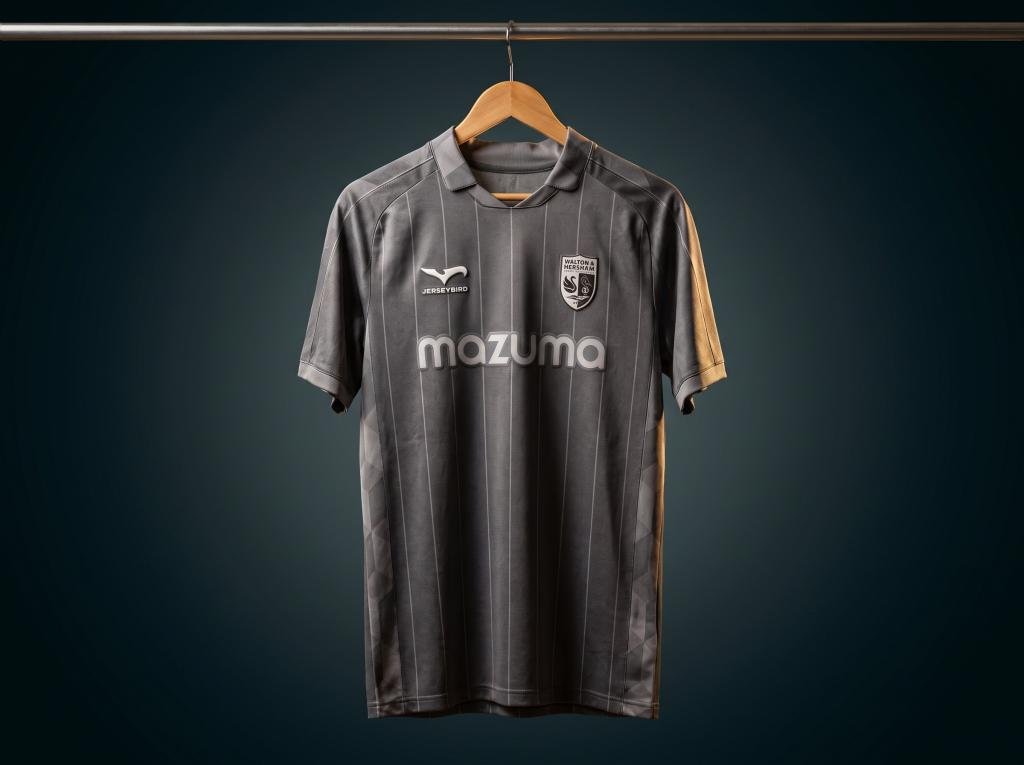 Gibbboooo_'s tweet photo. 🎨 ⚽ | @waltonhershamfc X #jerseybird | "Swans &amp; Waves - The '69'" Third Kit | RGB Grey - 69 69 69 | Pays homage to the famous graffiti of W&amp;H | #KitConcept #Football #VNLS #EFL https://t.co/sjYdR2W8O0