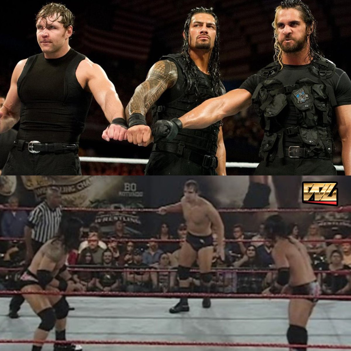 wrestlelamia's tweet photo. Seth Rollins wants his Final Match to be a Shield Triple Threat in Brooklyn New York 🤜👊🤛 https://t.co/pz2yzd4rcl