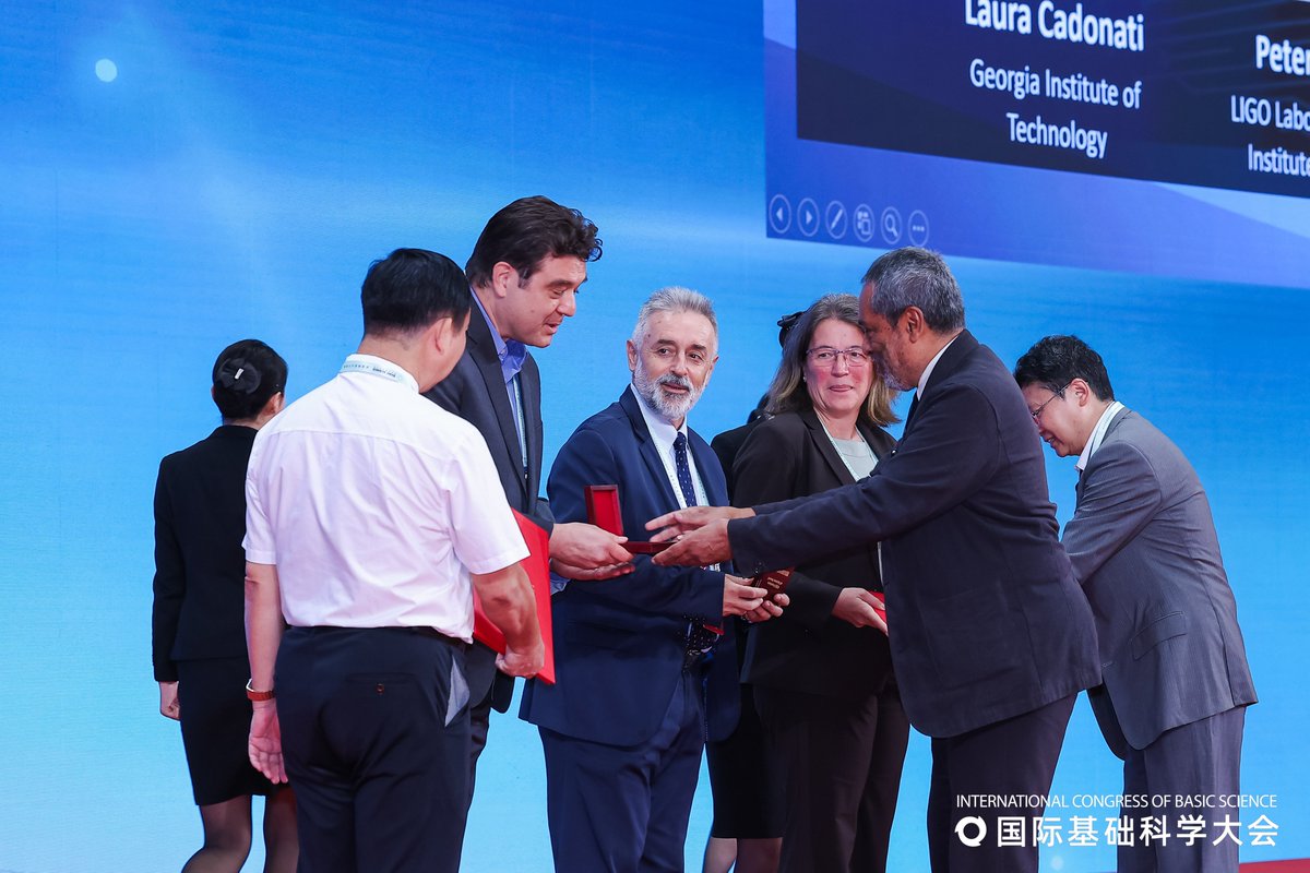 touch_beijing's tweet photo. The 2026 International Congress of #BasicScience (#ICBS) kicked off on August 9 in Beijing. The event was graced by the presence of four #FieldsMedalists – Shing-Tung Yau, Maxim Kontsevich, Martin Hairer, and Caucher Birkar – along with #TuringAward recipient Robert Tarjan. https://t.co/ImuFJeDxIf