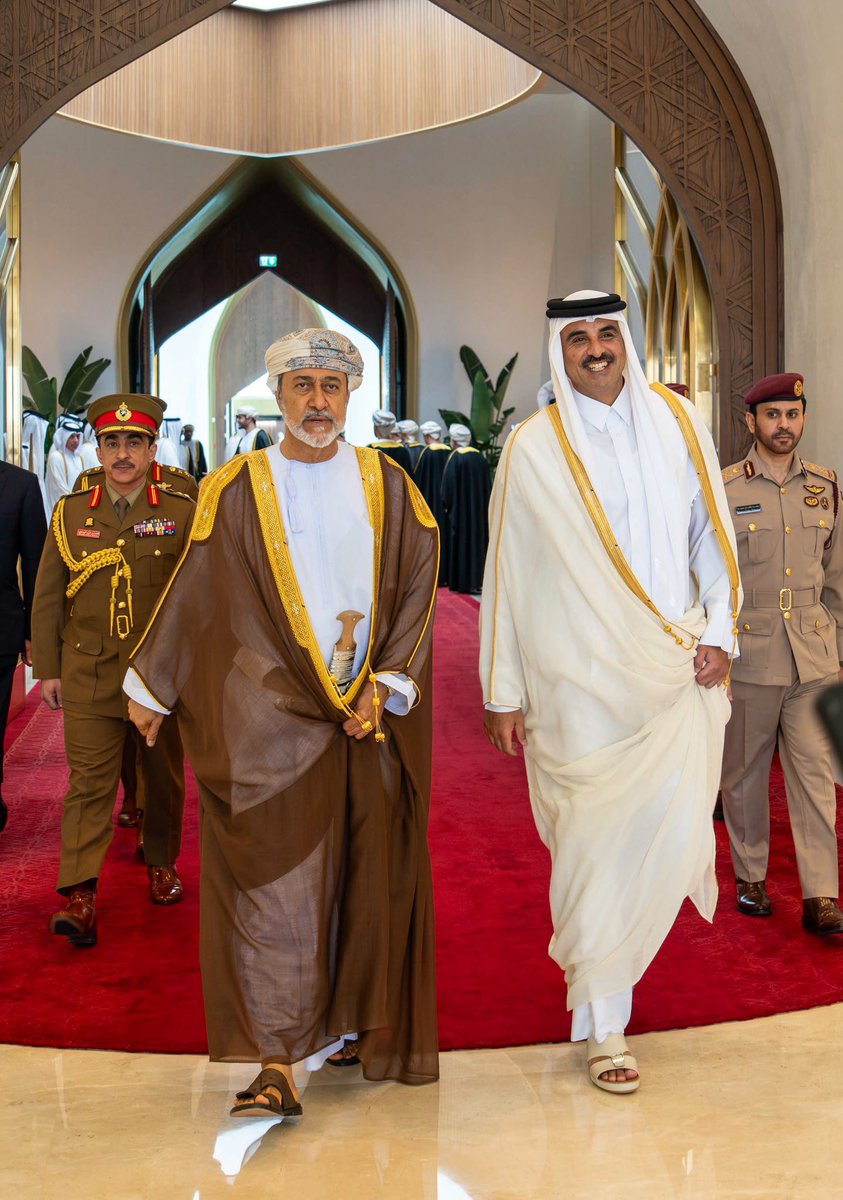 khalidjassem74's tweet photo. صاحب السمو الشيخ تميم بن حمد امير البلاد المفدى يستقبل ضيف قطر
السلطان هيثم بن طارق سلطان عمان الشقيقة . 

🇶🇦 🤝 🇴🇲 https://t.co/6vcuzHTsqp