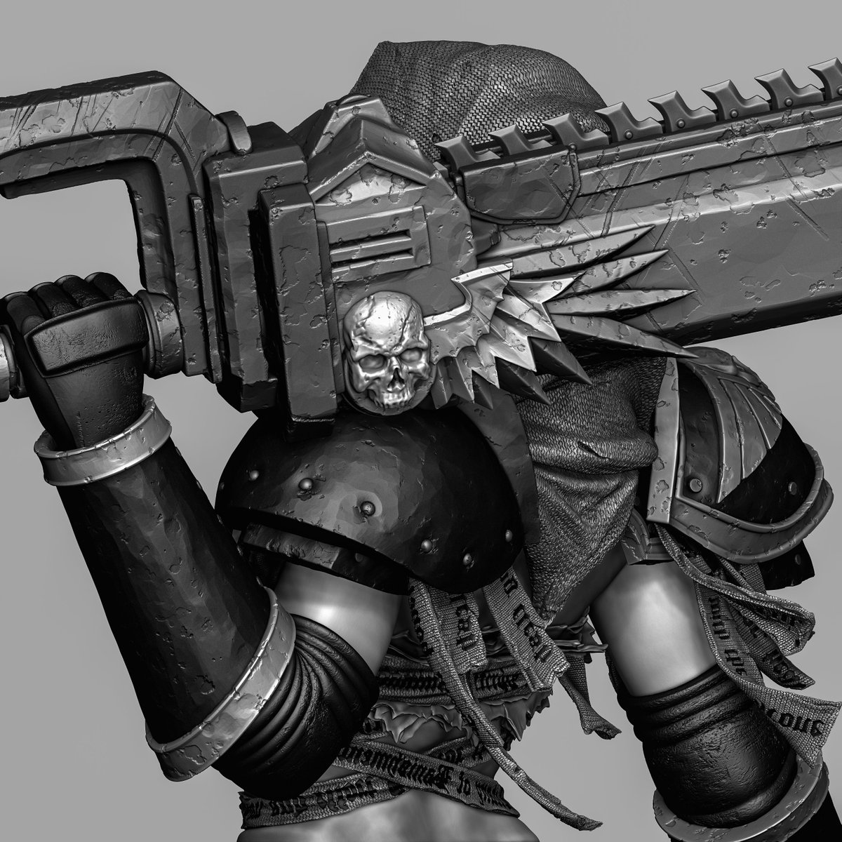 luctxr3d's tweet photo. some zbrush shots from a project i’ve been working on! ⚔️
#warhammer #zbrush #sculpting https://t.co/O47FaLT5rT