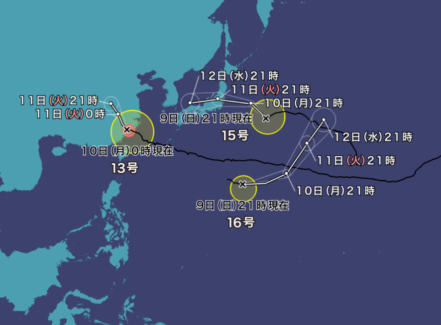 t6K3o's tweet photo. 日本周辺に大量のAoEは発生してる🌀 https://t.co/OssDCLcDap