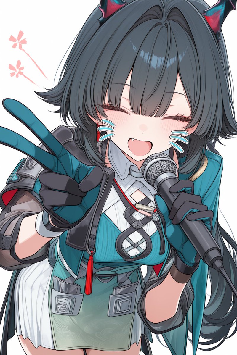 Pinpin_X342's tweet photo. Liino let her take the microphone 🎤
#ArknightsEndfield‌ #ChenQianyu https://t.co/yoWVn2unJG