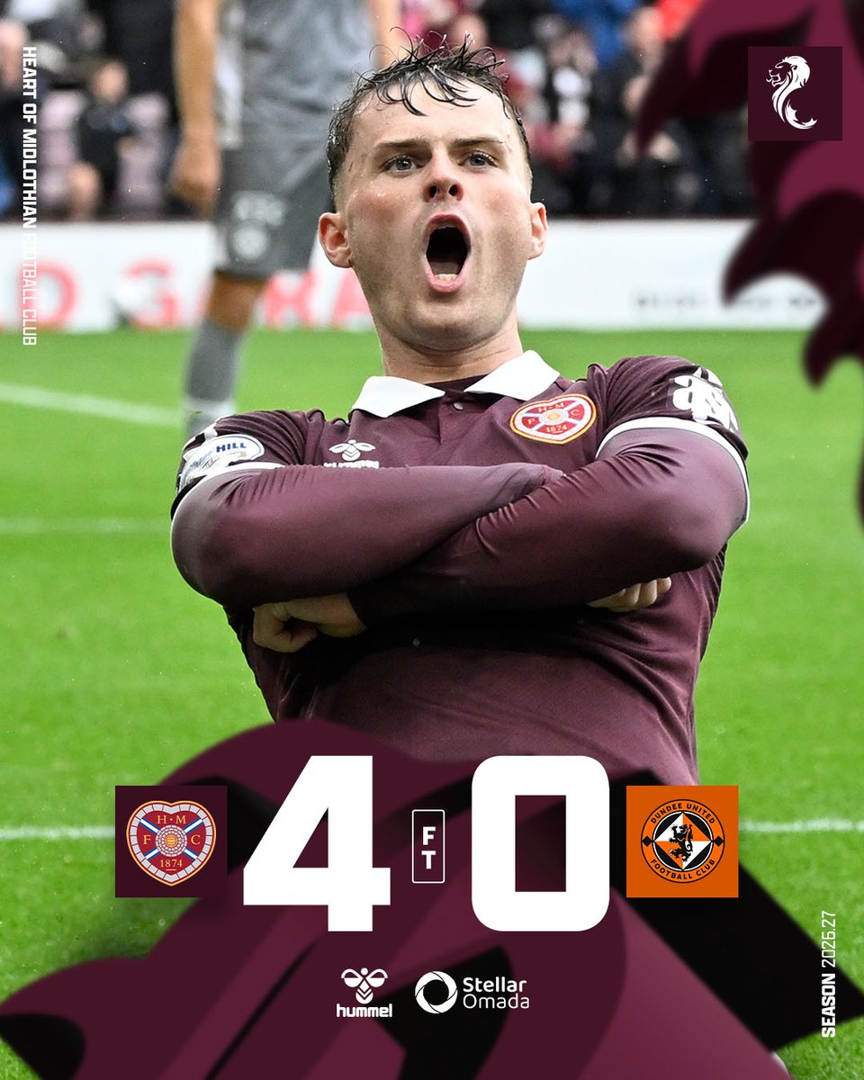 JamTarts's tweet photo. Three points for the Jambos! https://t.co/Up76l42FHp