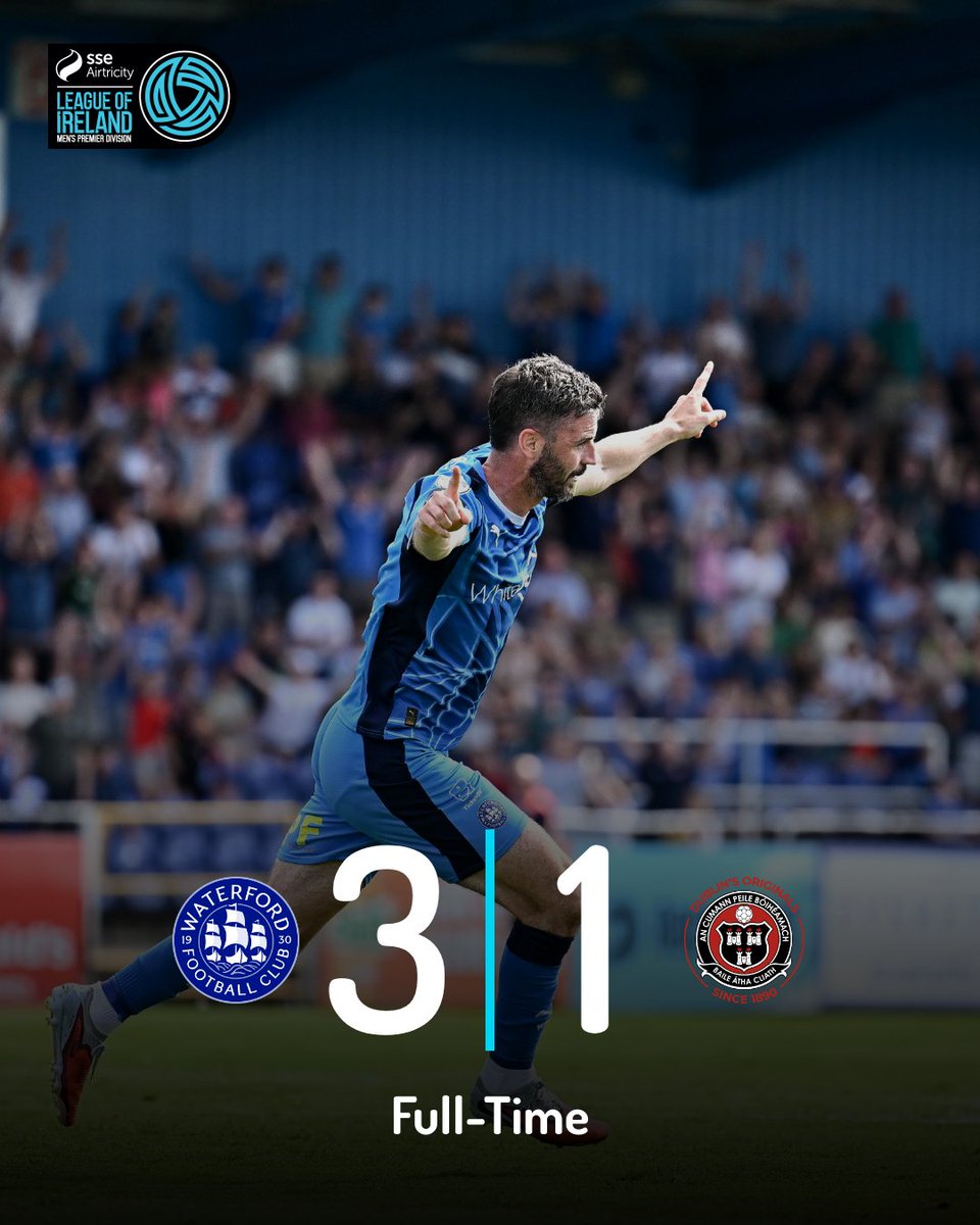 LeagueofIreland's tweet photo. Another three points for Waterford under Graham Coughlan 👏 https://t.co/k9sISZma7H