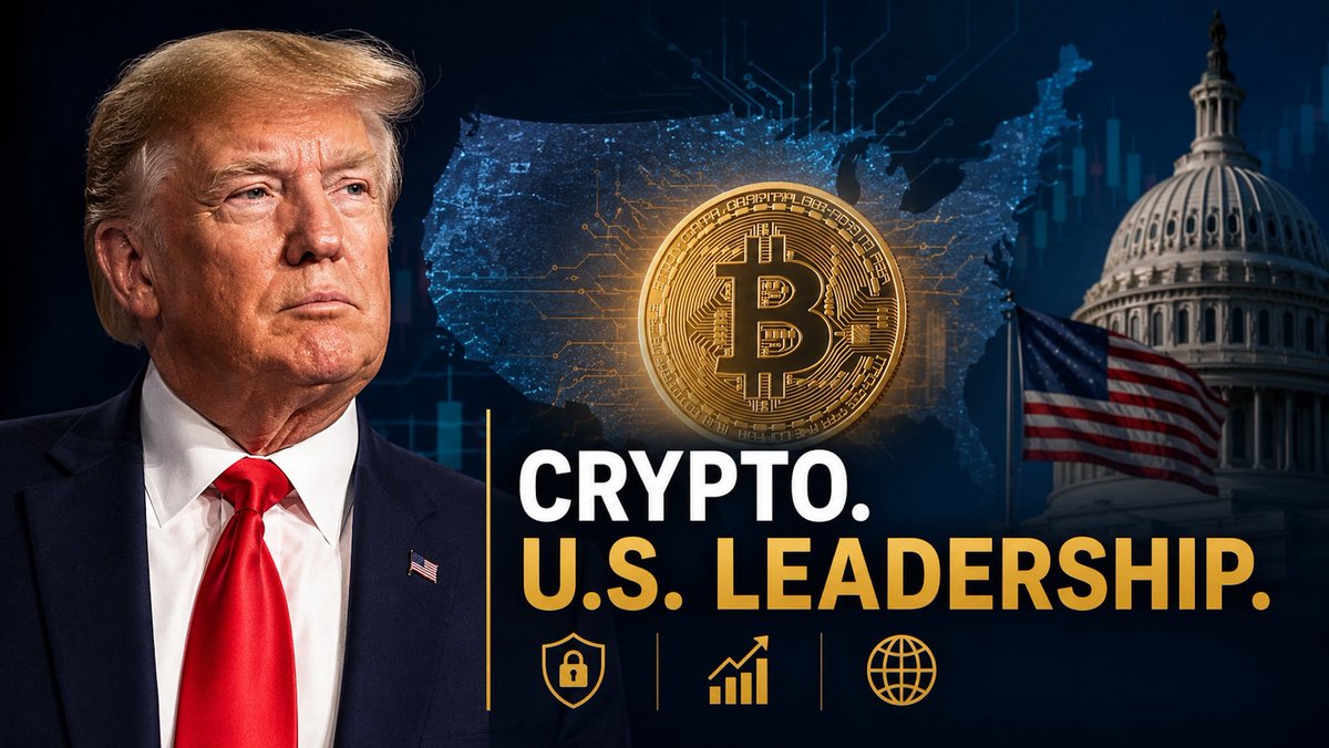 CryptoRegenClub's tweet photo. 🇺🇸 TRUMP: CRYPTO IS BECOMING A STRATEGIC U.S. ISSUE

President Trump says crypto is a “big deal” and argues the U.S. must stay ahead of China as digital asset adoption grows.

He also criticized the previous administration’s slower approach to crypto and framed U.S. leadership https://t.co/QWzz1ZZnD6