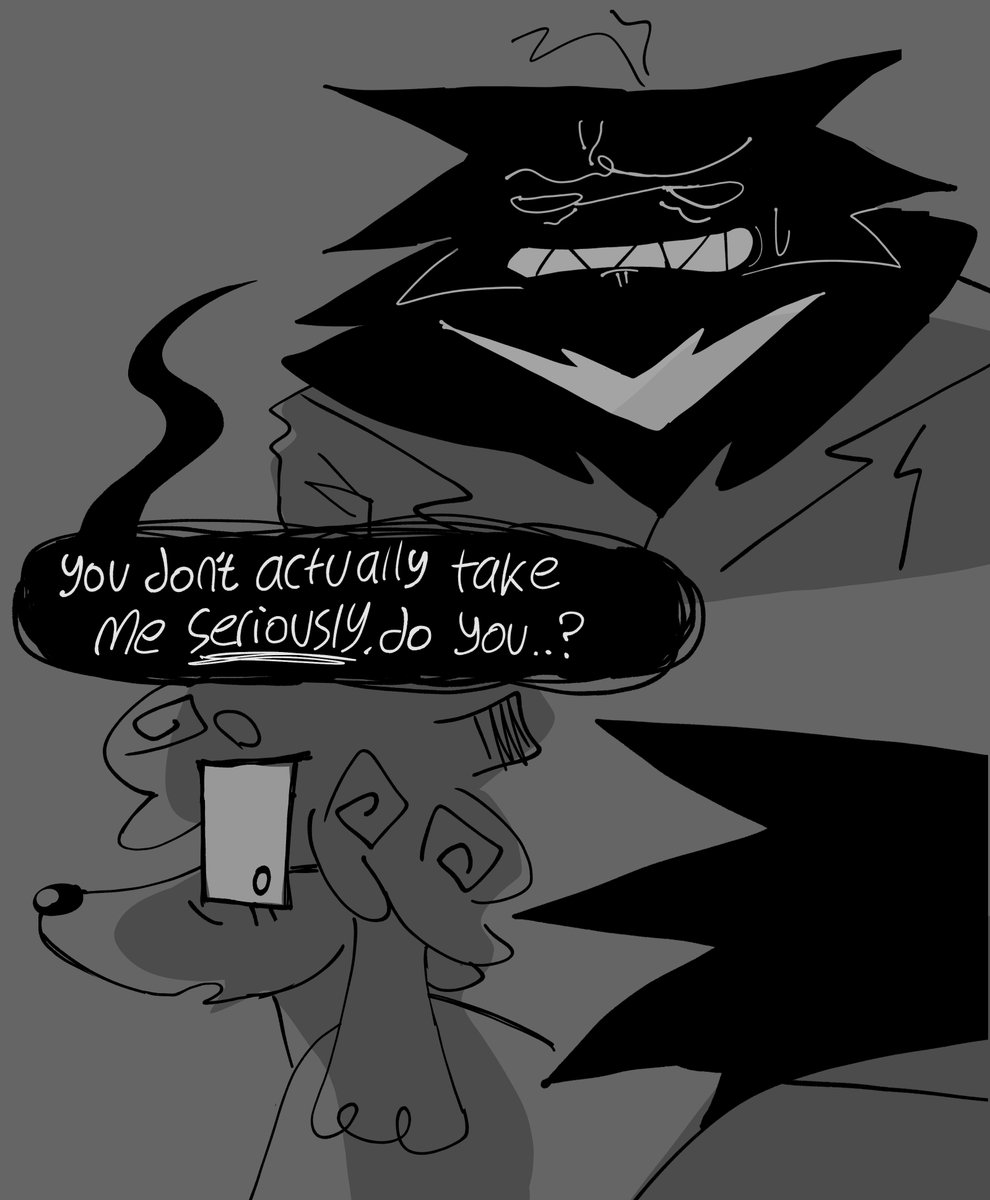 BrockenJoan's tweet photo. Angst from recent dialogue #regretevator https://t.co/L1O9mXok1f