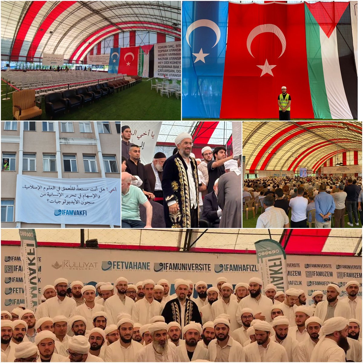 BKazmazoglu's tweet photo. Elhamdülillah! İFAM’da 215 hocamızın icazet almasının gururunu ve mutluluğunu yaşıyoruz.Kıymetli hocalarımızın sayısı arttıkça İslam’ın hakikati dünyaya daha gür bir sesle yayılacak ve müslümanların şanlı dirilişine vesile olacaktır. https://t.co/j2aSPUEIpY