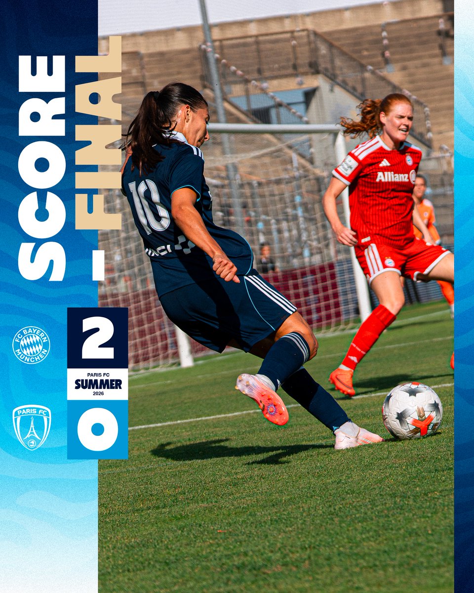 PFC_feminines's tweet photo. 90+3' Fin du match
Nos Parisiennes s'inclinent 2 buts à 0 face au champion d'Allemagne.
📆 Prochain rendez-vous toujours en Allemagne, mais cette fois-ci face au RB Leipzig
2️⃣-0️⃣ #FCBPFC https://t.co/pNdiLs85tU