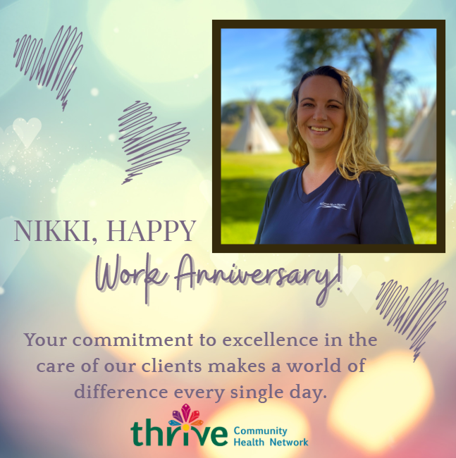 ThriveTelluride's tweet photo. Nikki, two years already! Happy work anniversary! You are such a role model to your teammates at Thrive! #2years #thrive https://t.co/XKW5PL93Jt