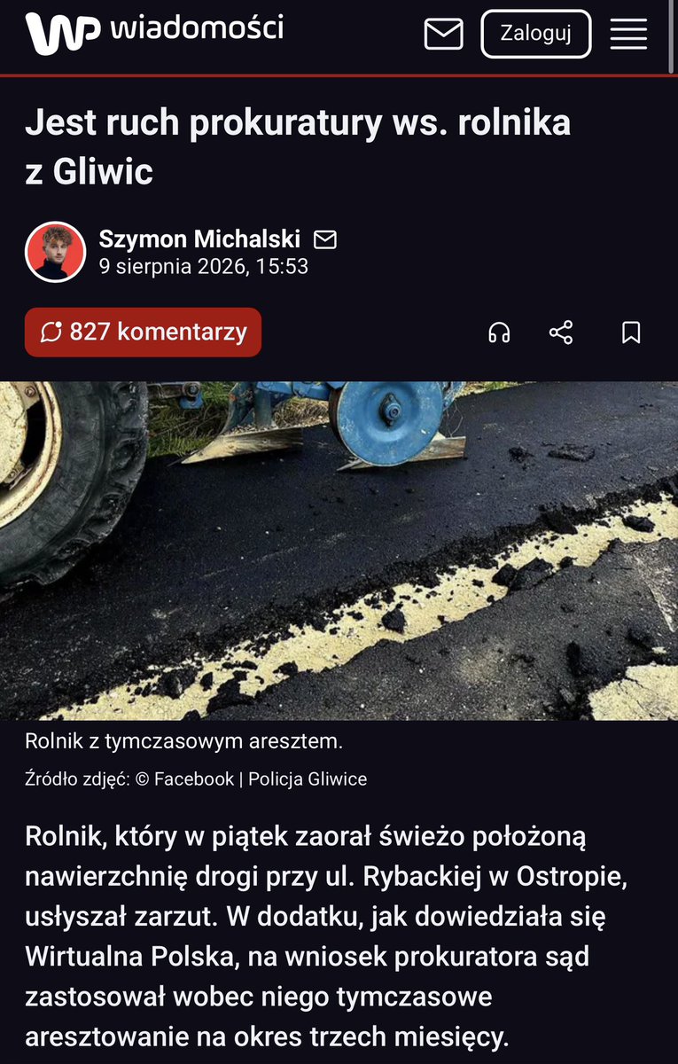 paweljablonski_'s tweet photo. Prominentny polityk partii władzy @wojciech_krol, któremu Prokuratura Europejska zarzuca przyjęcie łapówek na 1,5 mln zł i bardzo poważne matactwa w śledztwie – bez aresztu. @donaldtusk i jego kolesie ochronili partyjnego kumpla. 

Co innego w wypadku rolnika – który nie mataczył, jego dane są znane, ryzyka dla śledztwa w zasadzie zero... ale miastem rządzi prezydent z Platformy, żona @bbudka – więc tu od razu areszt – najsurowszy z możliwych środków zapobiegawczych – i to od razu na maksymalny możliwy okres!

Państwo równych i równiejszych. 

Trzeba to zmienić.
