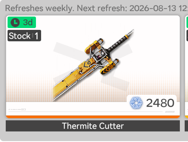 Naruvt0's tweet photo. PSA: DON'T FORGET TO BUY THIS WEAPON! THE BEST F2P WEAPON FOR VANGUARD USERS!

#ArknightsEndfield #Endfield