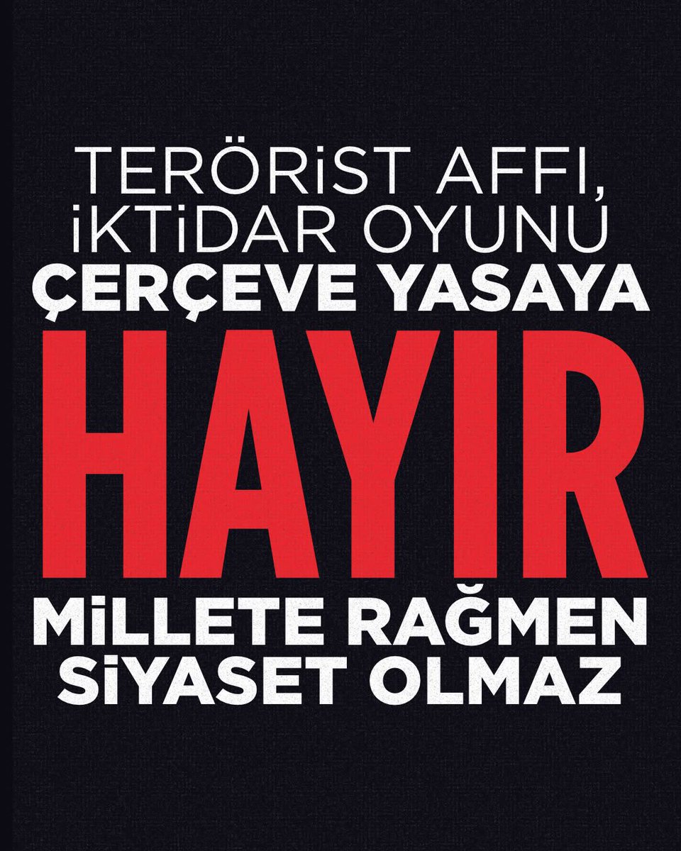 SerkanJournos's tweet photo. Hayırda HAYIR Vardır !  @eczozgurozel @yenipartiyiz  #CerceveYasayaHayir https://t.co/YLh7m9ILKt
