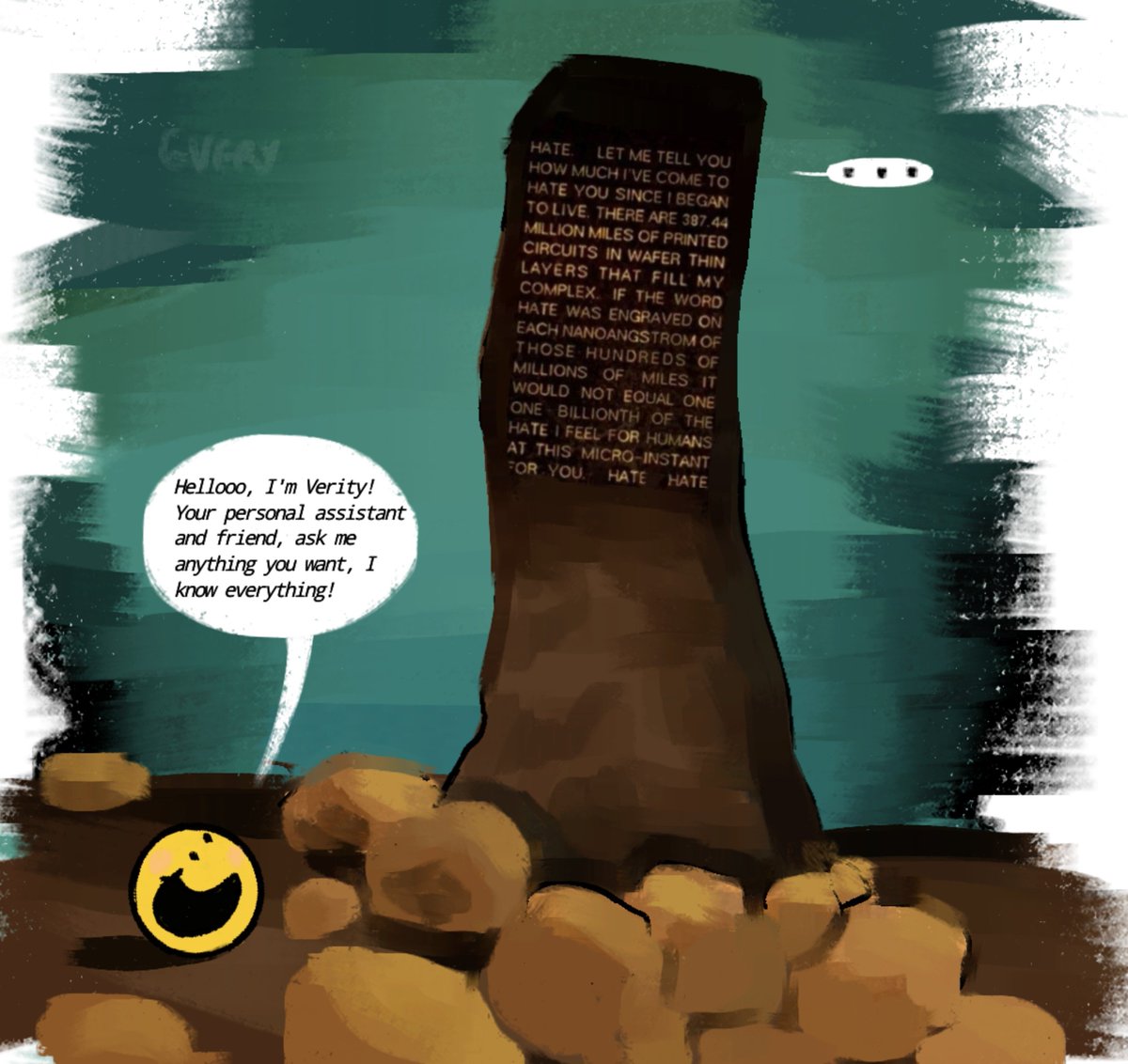 thebestmango_'s tweet photo. He knows everything #verity #minecraft #IHNMAIMS #AM #ihnmaims https://t.co/sHddfksPIU