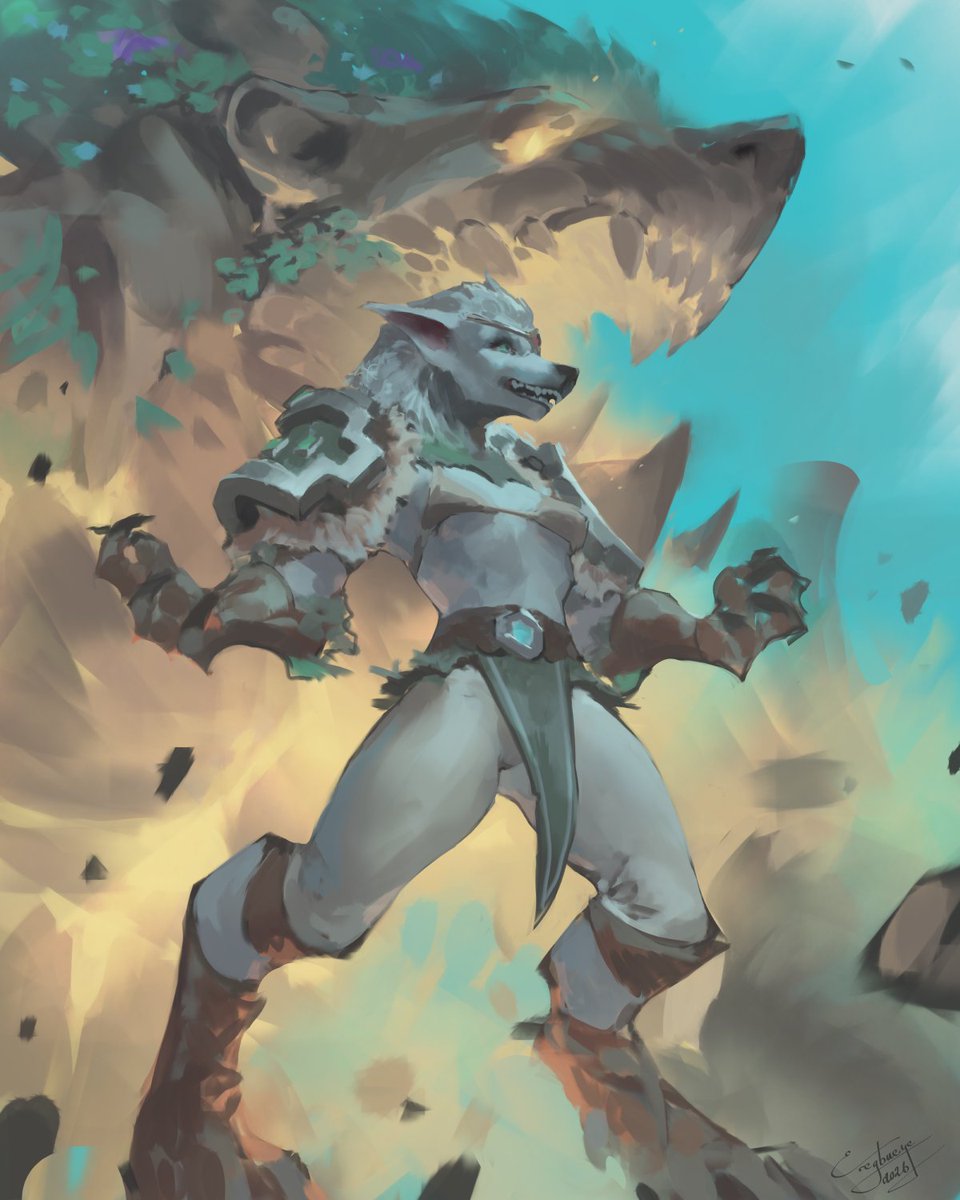 Eregbueye's tweet photo. Wild Guardian
World of Warcraft character quick commission https://t.co/Pt1qljZhMm