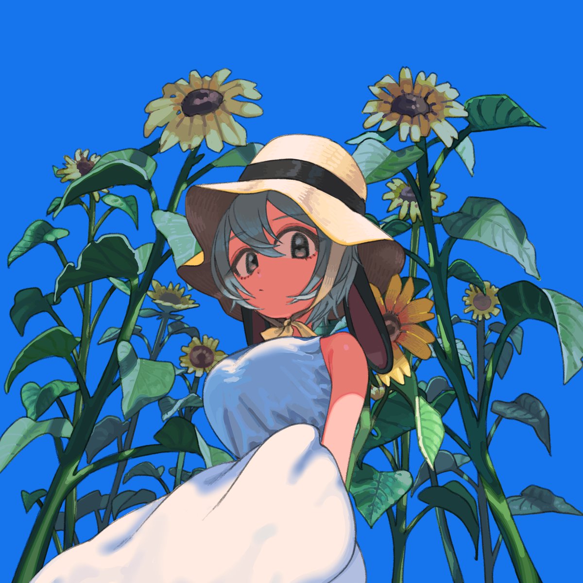 asa1997peanuts's tweet photo. ナツいアツ🌻
＃ねく支部 https://t.co/ocFJqRtPKM