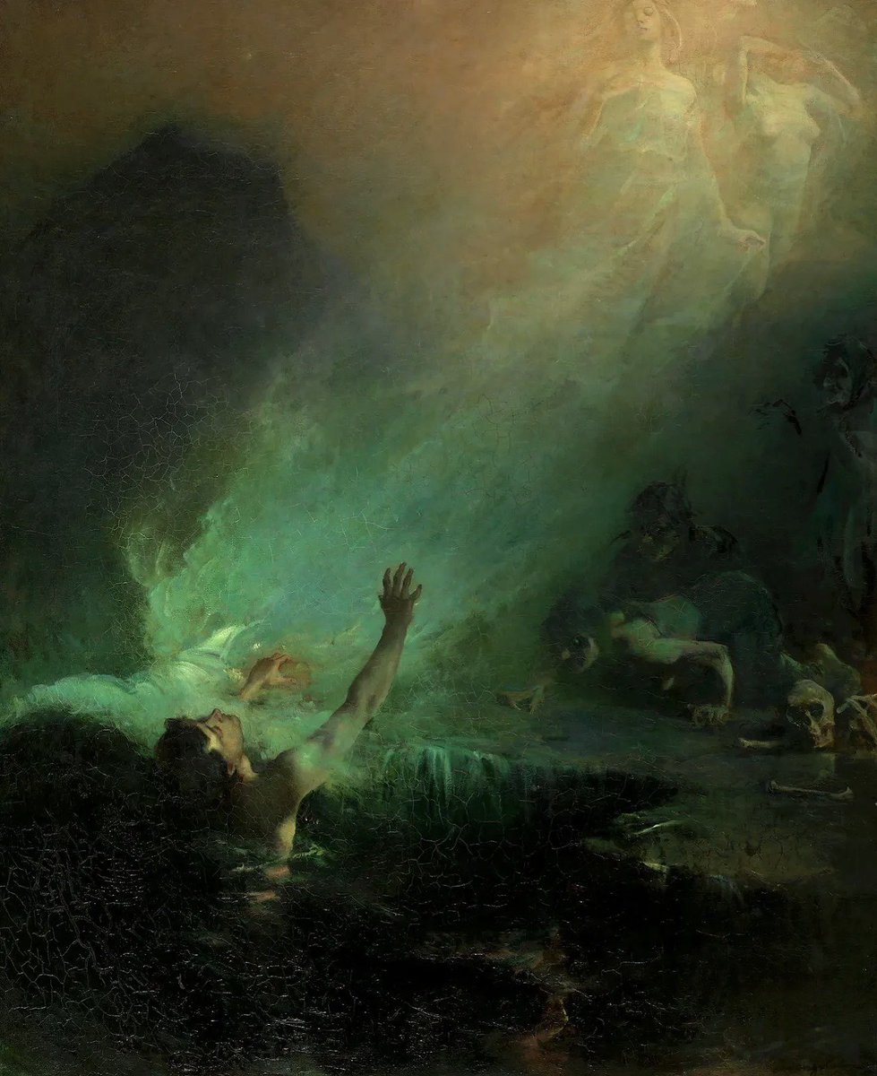BayanHedonist's tweet photo. The Sirens by Sir John Campbell Longstaff, 1892. https://t.co/W1pZE6mO9e