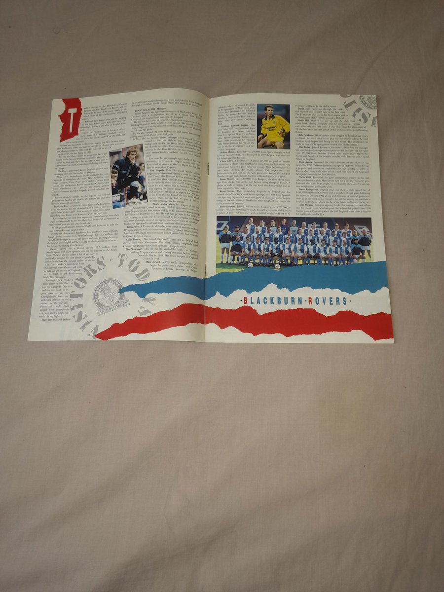 JohnHolden34792's tweet photo. 1992-93. Friendly. Saturday 8 August 1992. West Bromwich Albion v Blackburn Rovers.
Just a week before the start of the inaugural Premier League season Rovers were in Friendly action away to West Brom, 34 years ago yesterday. https://t.co/32deHf1L1t