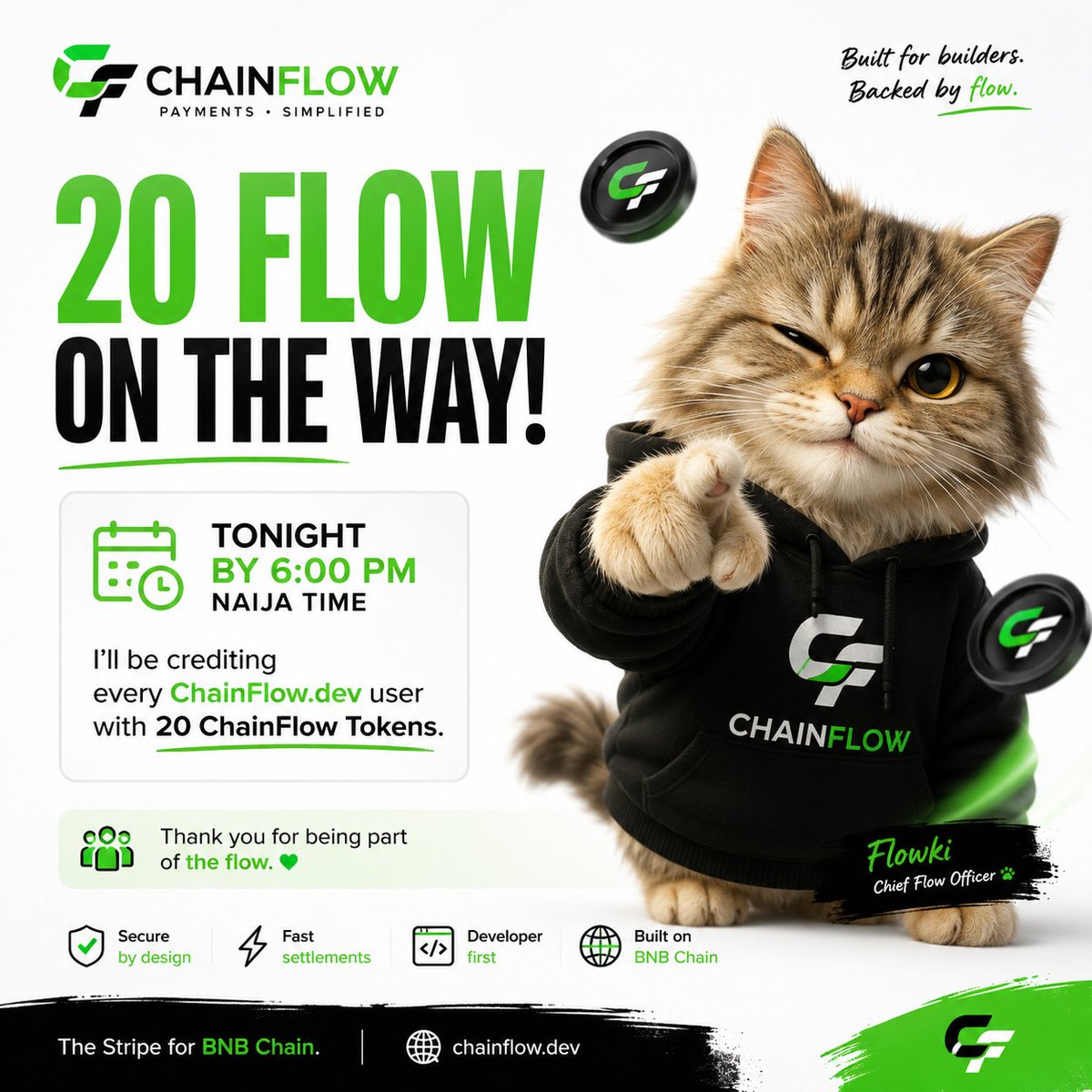 chainflowdev's tweet photo. @Nany_aaa Dont miss this Airdrop
Totally FREE

https://t.co/hvtUE0jdEX https://t.co/LC98XhY0Gx