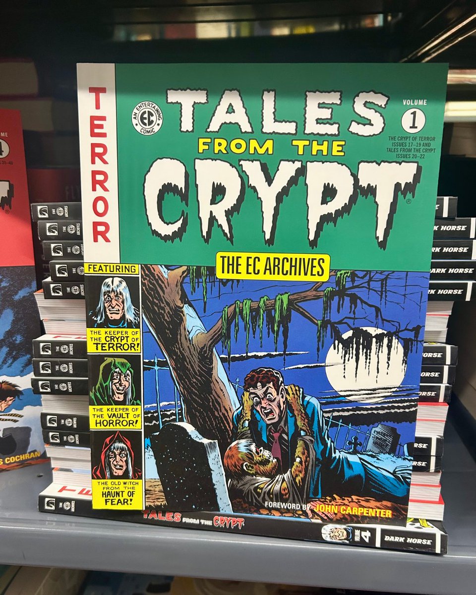 Hamilton_Book's tweet photo. Coming soon ☠️📚 Tales from the Crypt: The EC Archives Volumes 1 through 4, $14.95 each. The classic horror anthology that started it all. Stay tuned!

#HamiltonBook #TalesFromTheCrypt #ComicBooks #BookTok #Bookstagram https://t.co/O8QXgXtGpm