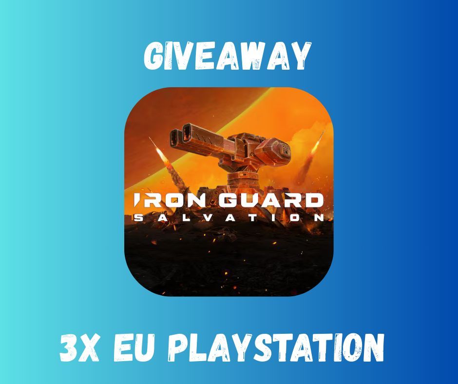GamingInsights1's tweet photo. 🎮 * IRON GUARD Salvation Giveaway!** 🎮 

We’re giving away: 
✨ 3x EU PlayStation Keys

How to Enter:
1️⃣ Like this post 💙 
2️⃣ Retweet ♻️ 
3️⃣ Follow: 
  - @GAMWAREDUTCH
  - @GamingInsights1
  -@xlabdigitalXD

Winners Announced 08/12/26

#Indiedev #XlabDigital #IRONGUARD #DGI https://t.co/uAISPhpkzc