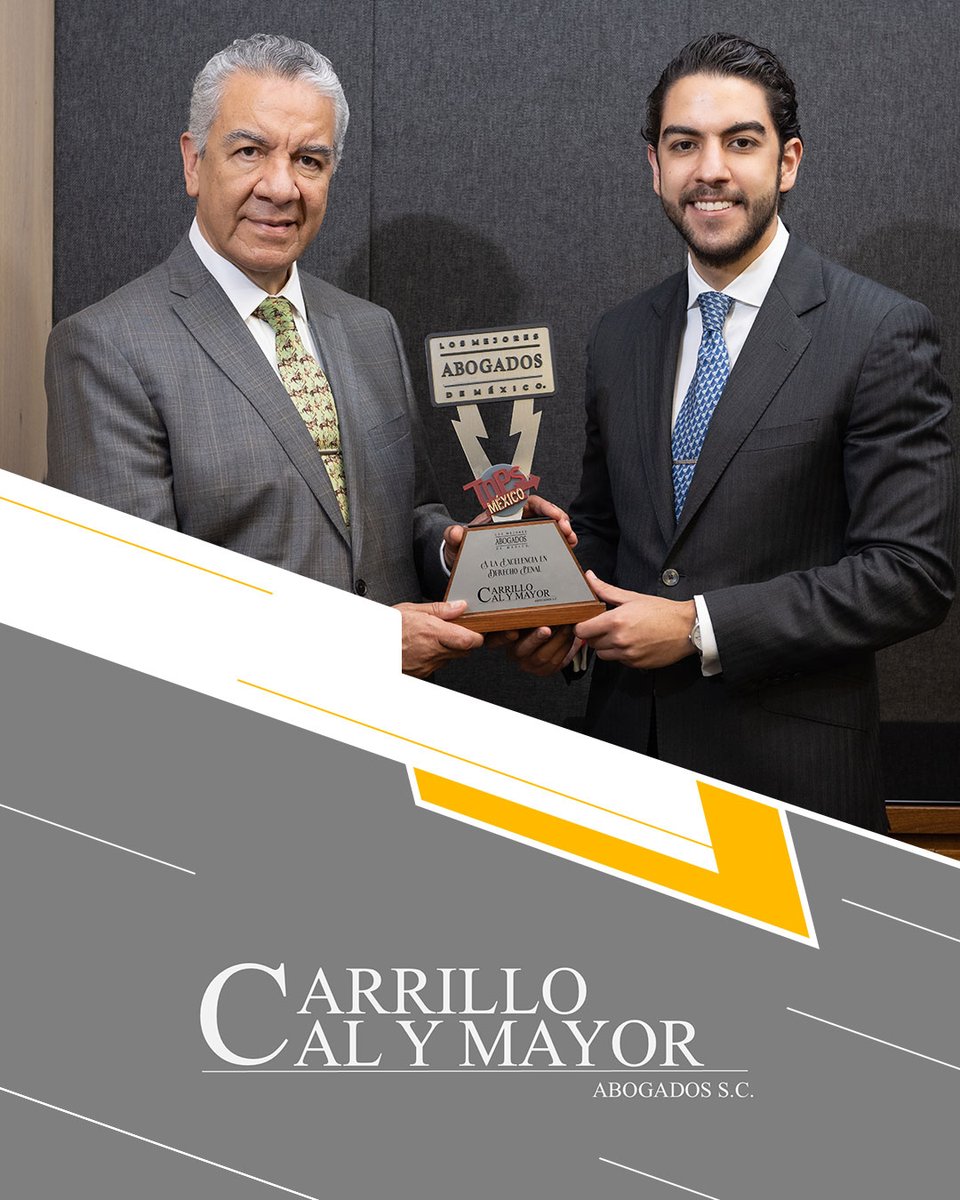 AbogadosTops's tweet photo. Carrillo Cal y Mayor Abogados acompaña a empresas y particulares en materia penal, compliance, extradición y cooperación jurídica internacional, con un enfoque preventivo y una defensa sólida.

https://t.co/0gPNoqB0Vh
#losmejoresabogados #justicia #ranking #derecho https://t.co/mXxePy8tFS