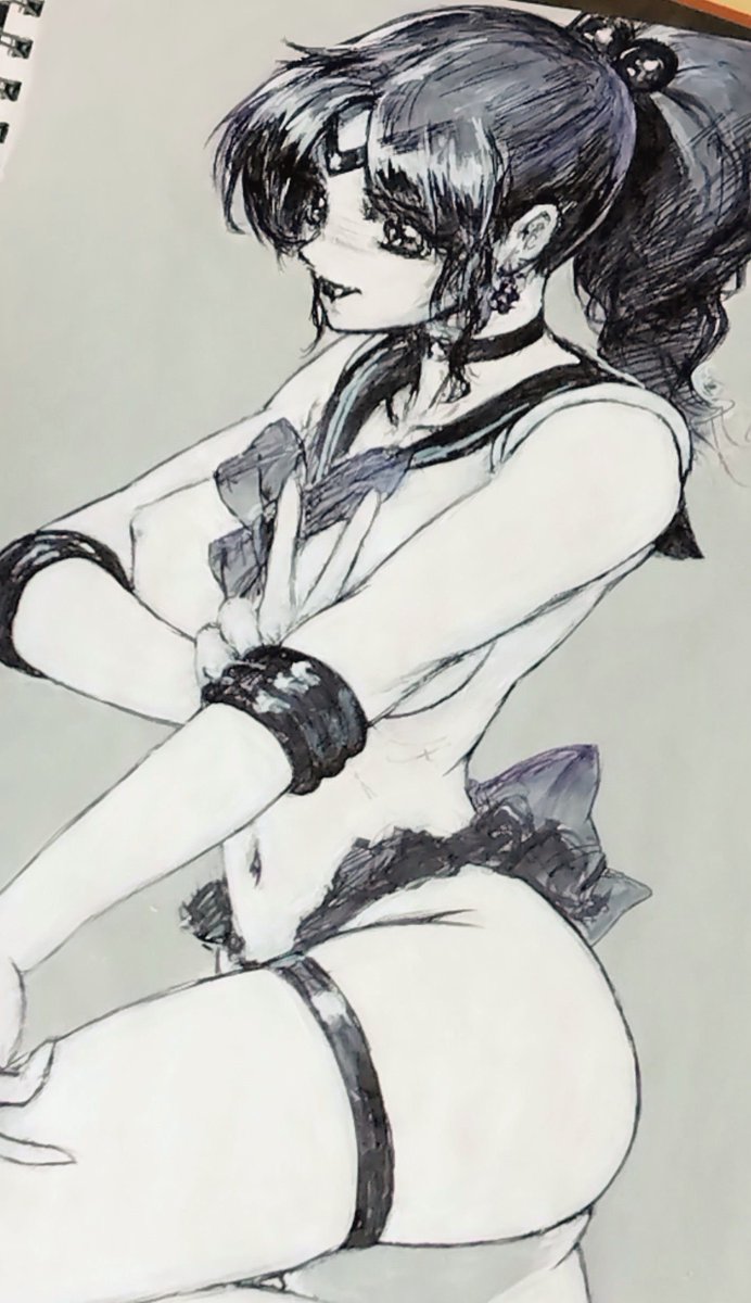 adsk4's tweet photo. Cleaned the #SailorJupiter sketch up other than the skirt &amp; right hand. I'll scan this into my desktop and start painting it in Photoshop. https://t.co/1mBaFexip0