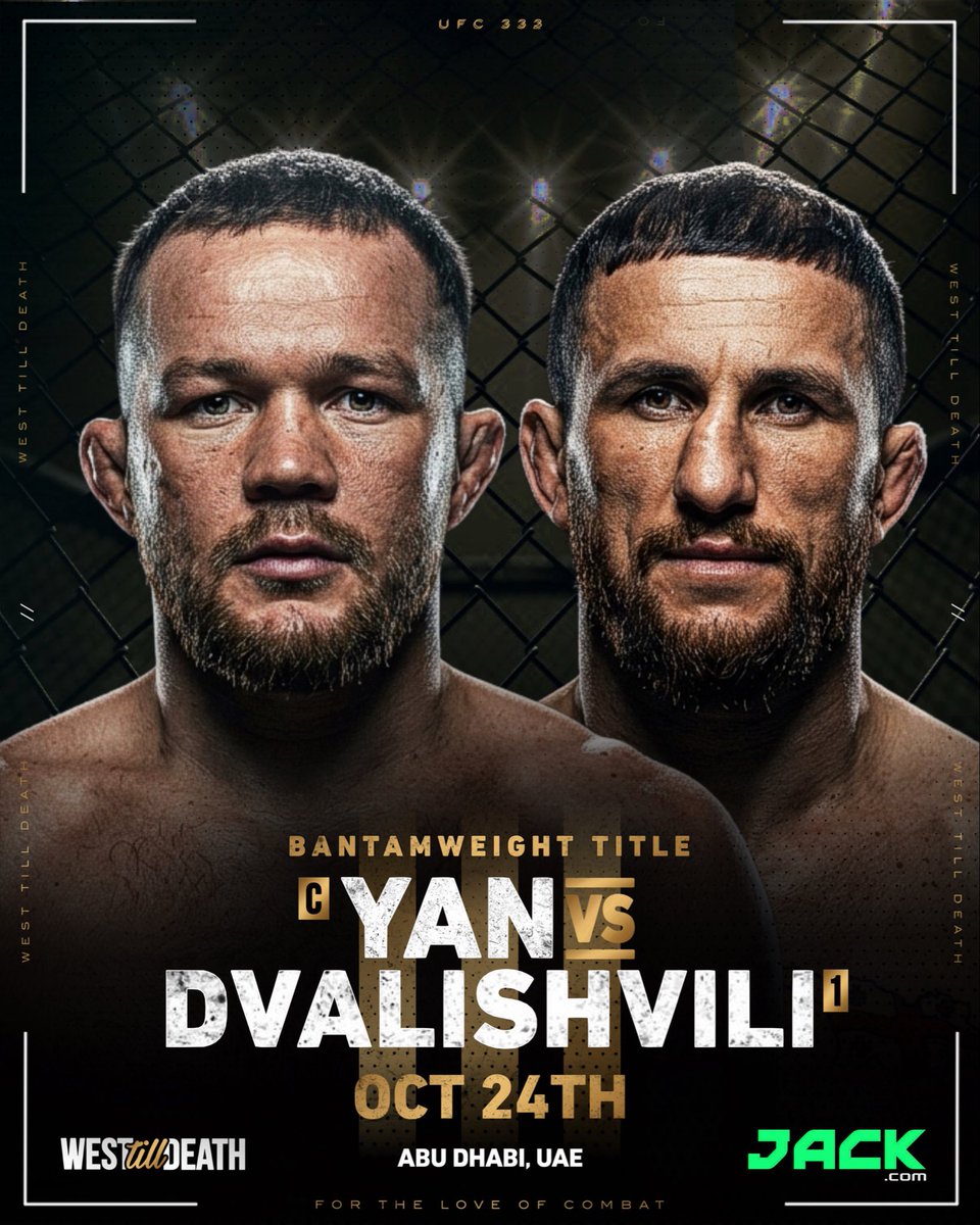 WestTillDeath's tweet photo. Merab Dvalishvili vs. Petr Yan 3 allegedly set for October 24th in Abu Dhabi, UAE for #UFC333
#ufc #merabdvalishvili #petryan #mma https://t.co/ah7HnIn6IE