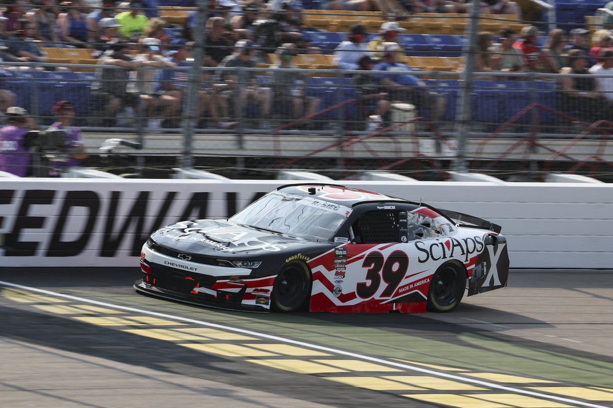 RyanSiegRacing's tweet photo. It was awesome getting the pole and winning stage one yesterday at Iowa. It felt really good to run up front. We were in position on the final restart to have a shot at the win but unfortunately got wrecked. It's frustrating but we will move forward to Daytona in a few weeks. https://t.co/wYAMRj3Zjs