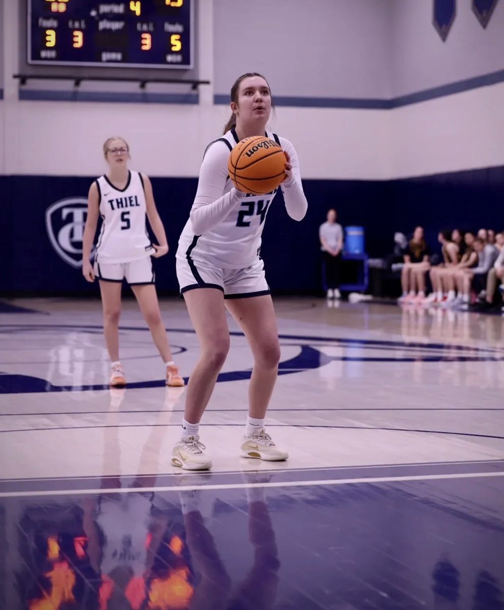 Thiel_WBB's tweet photo. Tatum Olczak will be returning for her sophomore season. #TATE #TATOR #TOT #HEART 🫶 https://t.co/XrEuvXGIr2