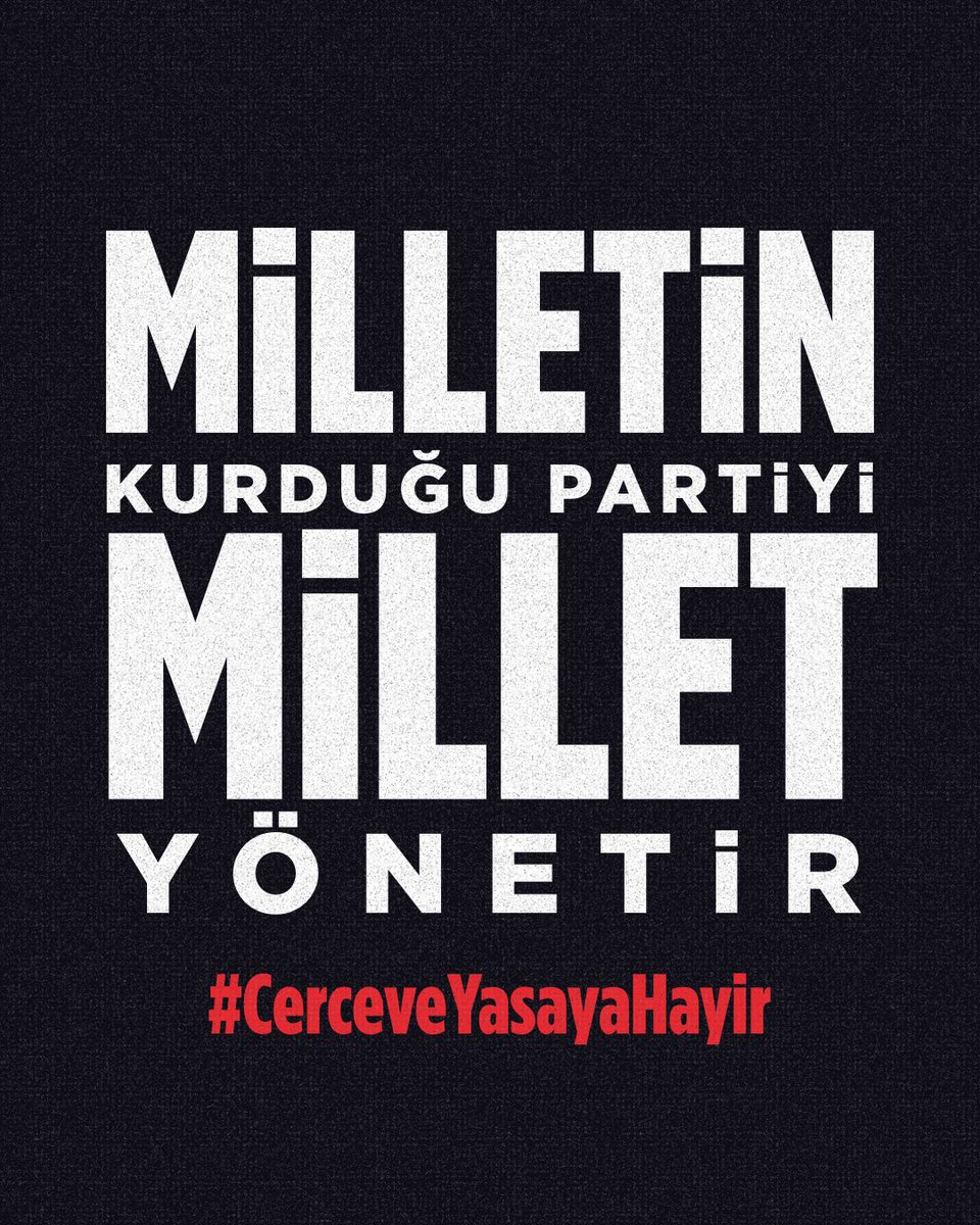 MKA_Enes's tweet photo. YENİ Parti'yi kuran milletse, milleti dinleyin.

İşçi HAYIR diyor,
Emekli HAYIR diyor,
Memur HAYIR diyor,
Esnaf HAYIR diyor,
Çiftçi HAYIR diyor,
Kadınlar HAYIR diyor,
Gençler HAYIR diyor. https://t.co/u7bTNrgvdM